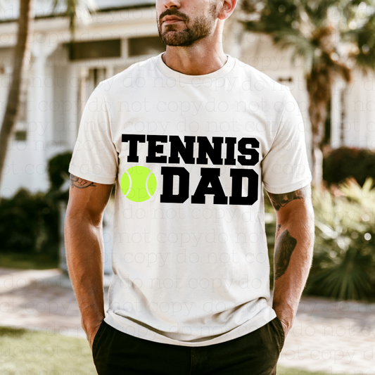 TENNIS DAD - DTF TRANSFER - Hectic Momma Printing