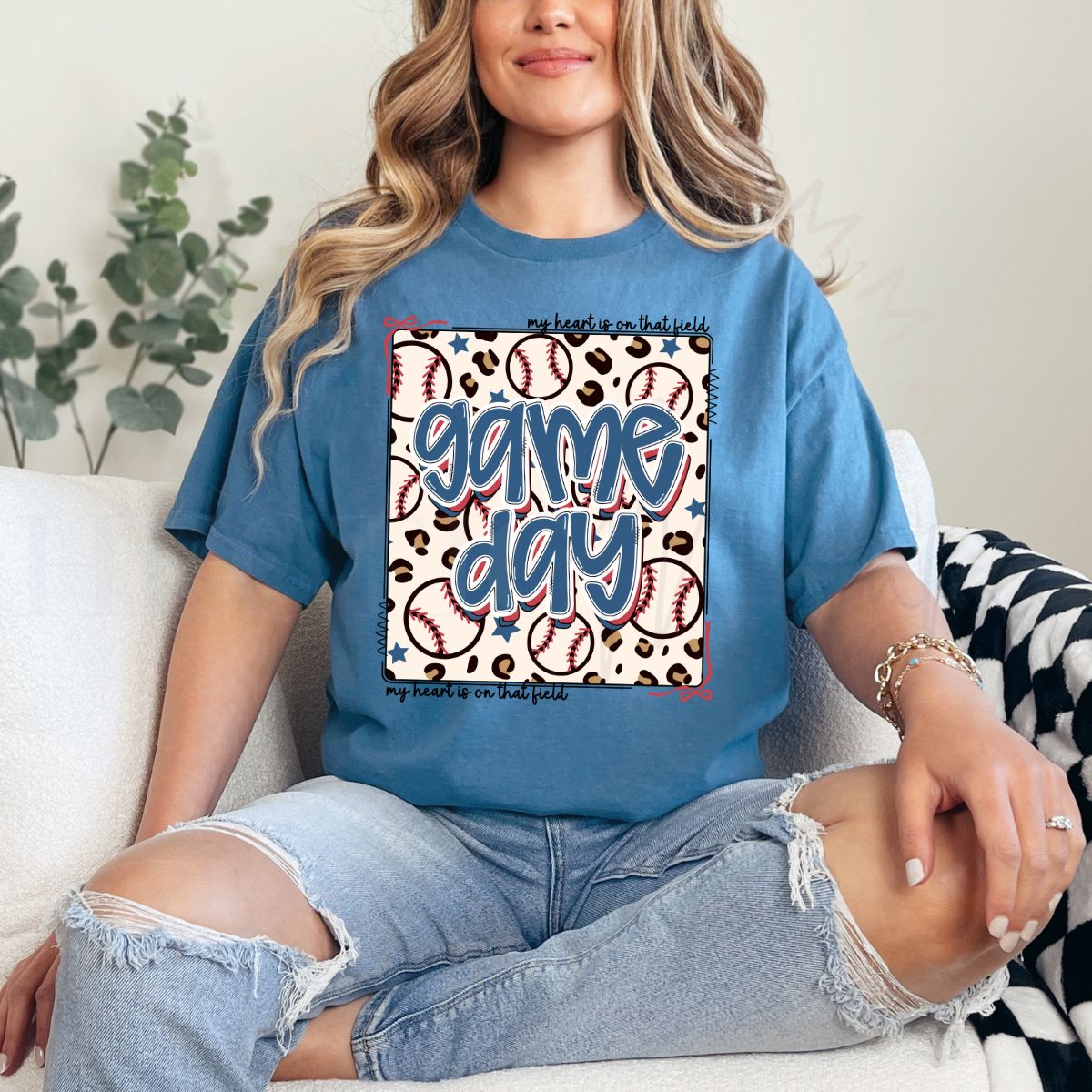 COQUETTE BASEBALL GAME DAY - DTF TRANSFER