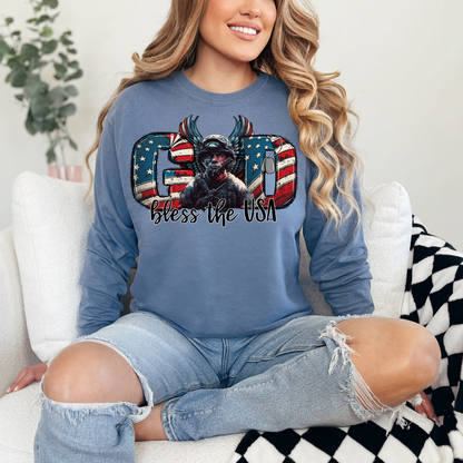 GOD BLESS THE USA - DTF TRANSFER