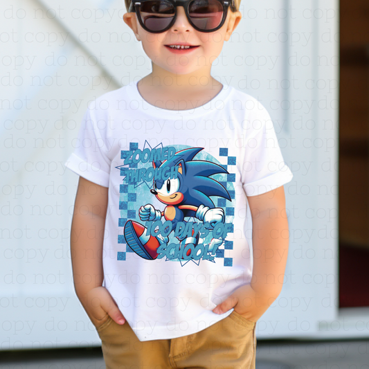 100 DAYS OF SCHOOL - HEDGEHOG - DTF TRANSFER