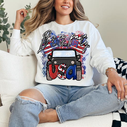 PARTY IN THE USA - DTF TRANSFER