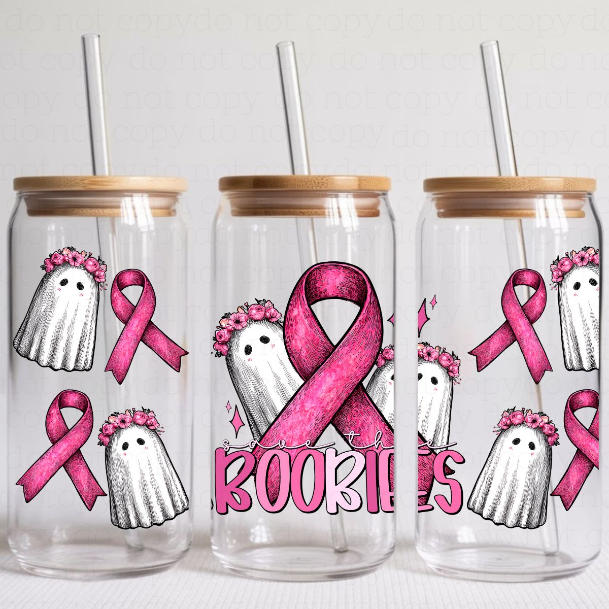 SAVE THE BOOBIES - UV DTF