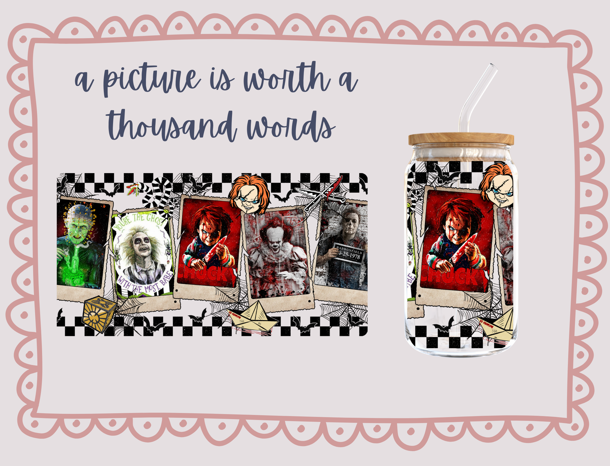 A Picture Is Worth A Thousand Words - UV DTF - Hectic Momma Printing