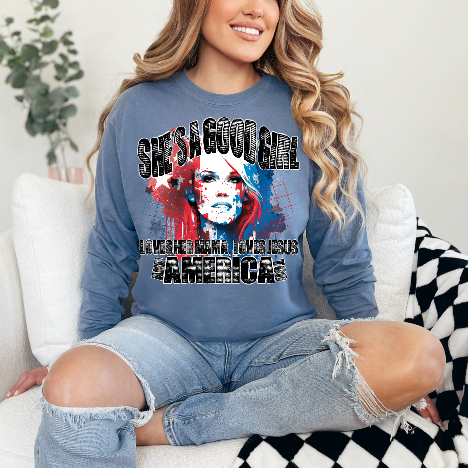 SHE IS A GOOD GIRL - DTF TRANSFER - Hectic Momma Printing