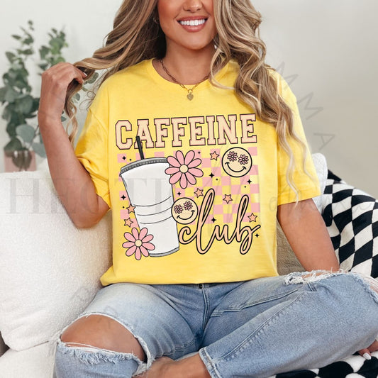 CAFFEINE CLUB - DTF TRANSFER