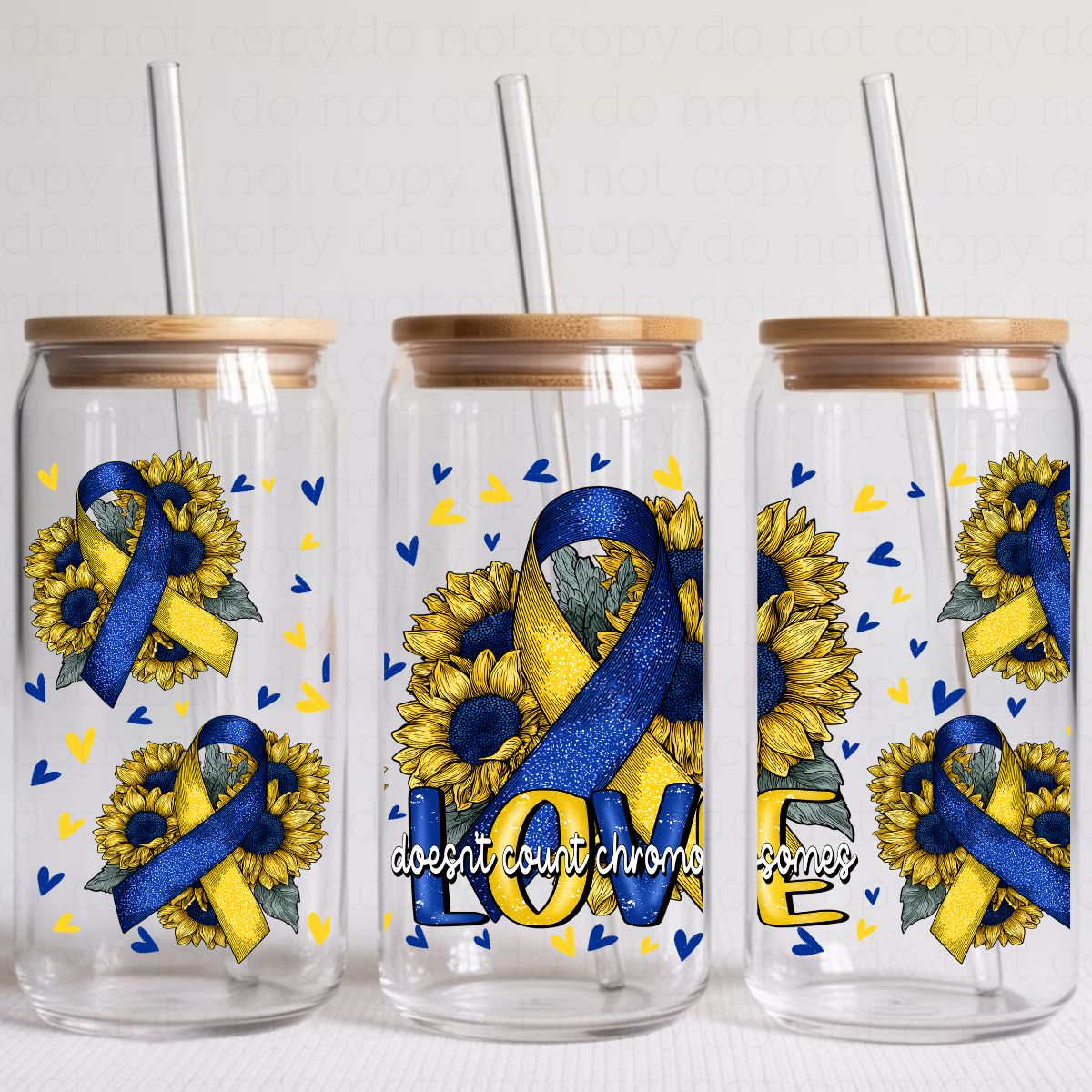 LOVE DOESN'T COUNT CHROMOSOMES  - UV DTF