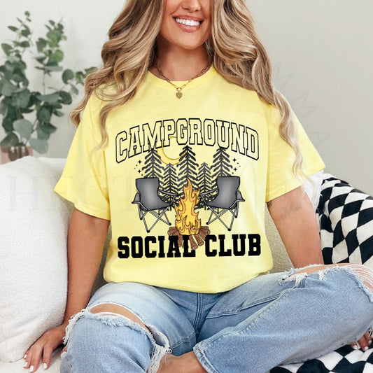 CAMPGROUND SOCIAL CLUB - DTF TRANSFER
