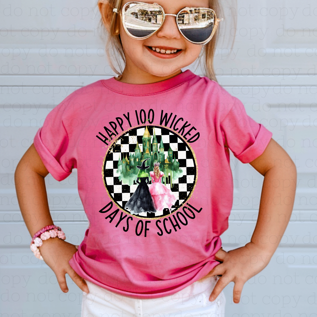 HAPPY 100 W!CKED DAYS OF SCHOOL - DTF TRANSFER