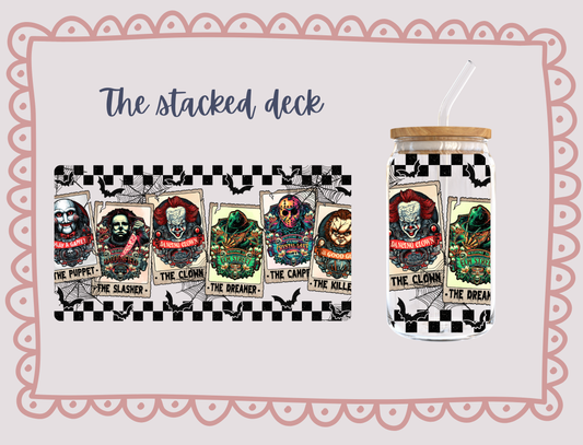 The Stacked Deck - UV DTF - Hectic Momma Printing