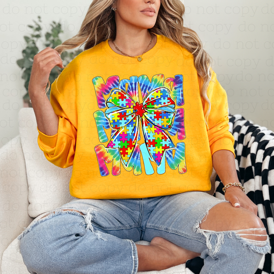 COQUETTE AUTISM AWARENESS MAMA - DTF TRANSFER
