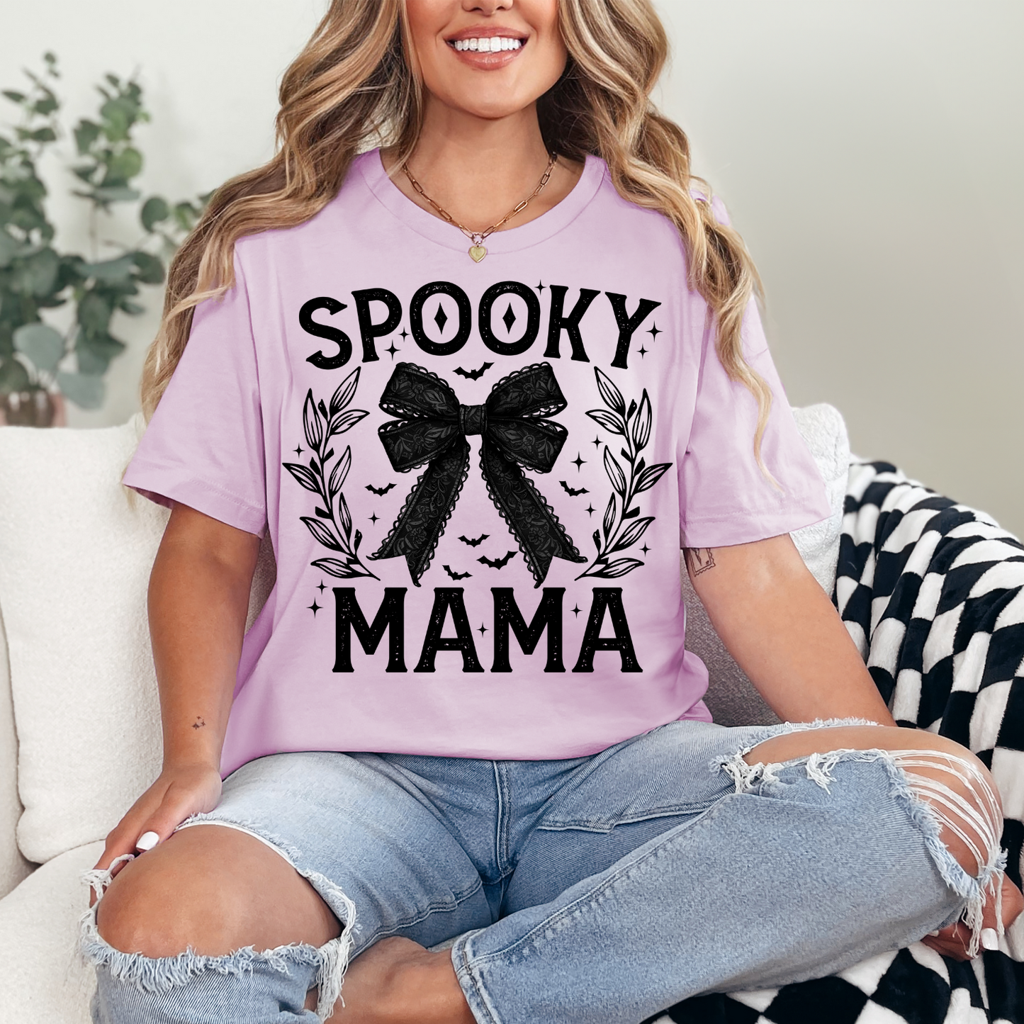 SPOOKY MAMA BOW COQUETTE - DTF TRANSFER
