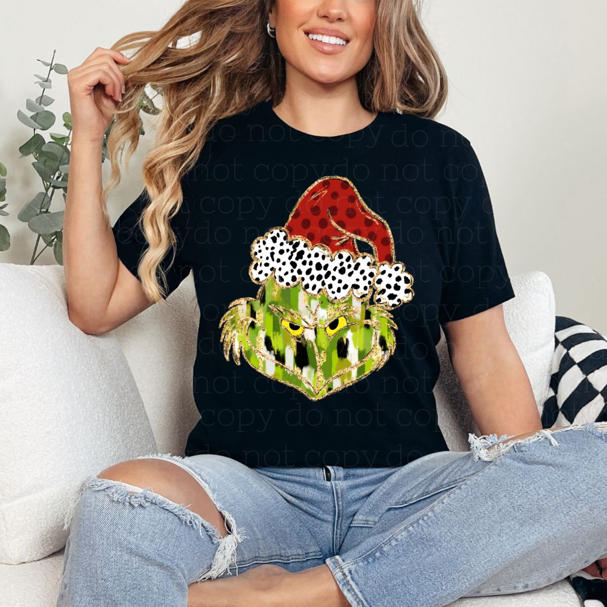 BRUSHSTROKE GREEN MAN - DTF TRANSFER