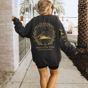 ollivanders with sleeve dtf transfer