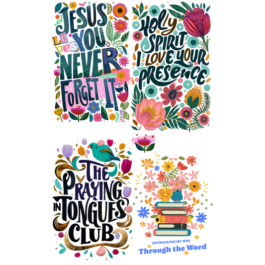 Jesus Is My Homeboy Praying Mini Made Gang Sheet