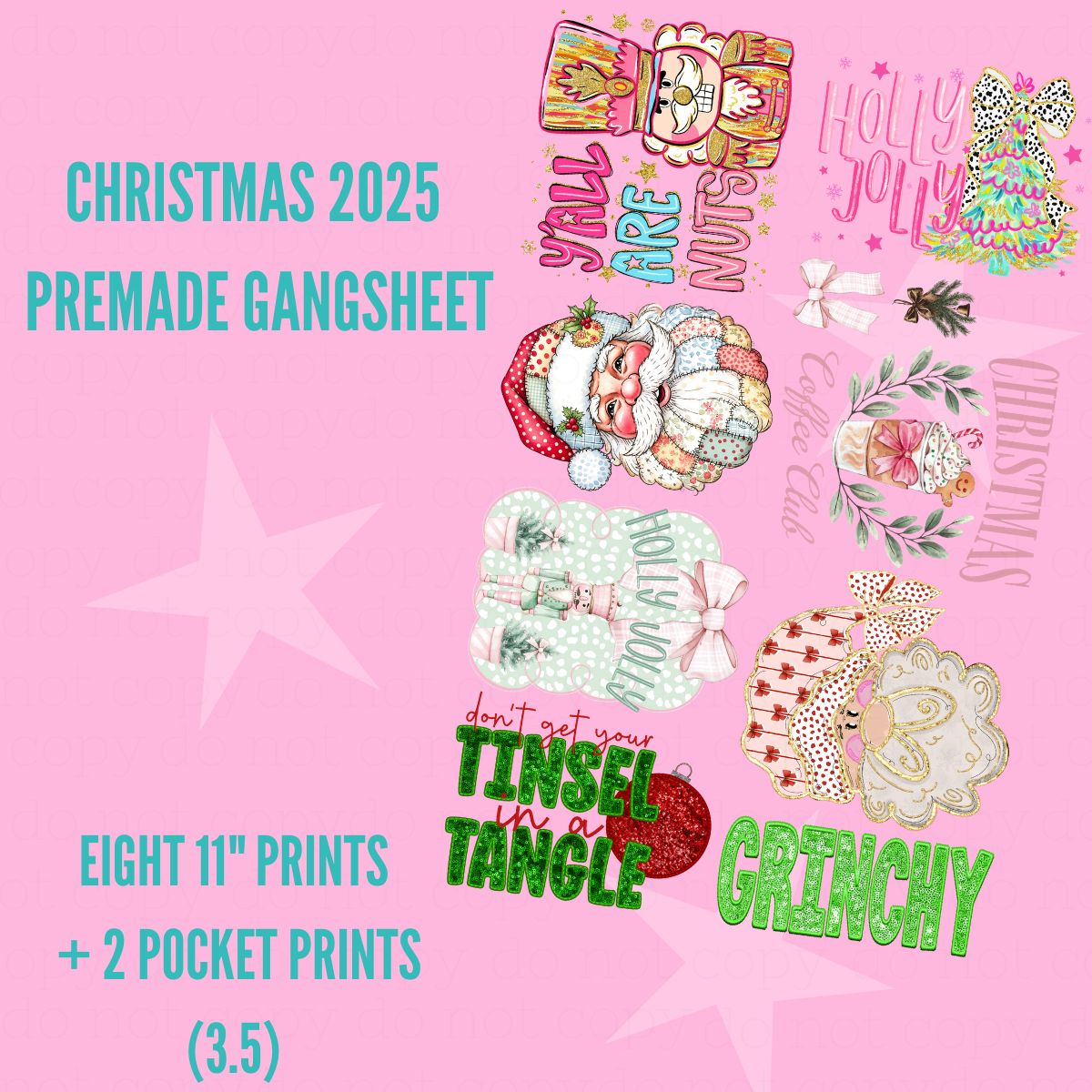 ADULT CHRISTMAS 2025 - 22.5X36 - DTF PREMADE GANG SHEET