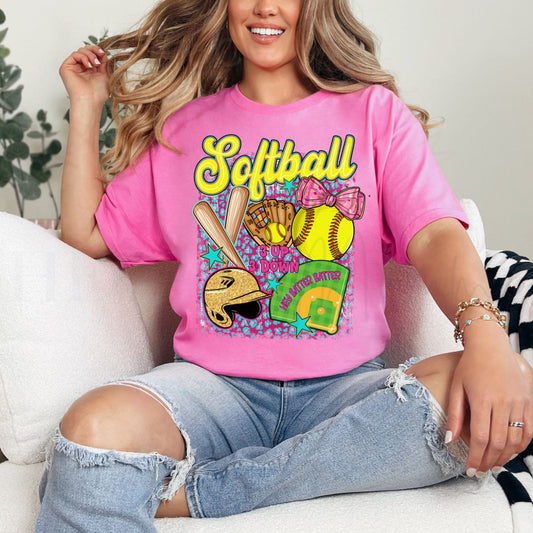 COQUETTE SOFTBALL - DTF TRANSFER