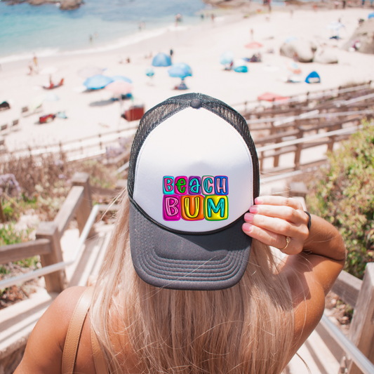 Beach Bum Hat - Hectic Momma Printing