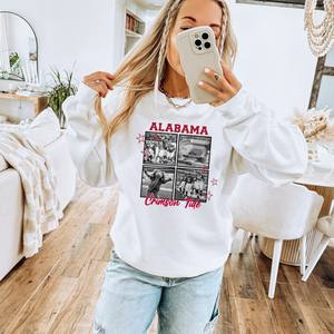 elephant collage sweatshirt