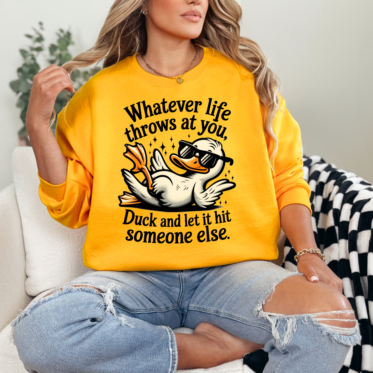 WHATEVER LIFE THROWS AT YOU -  DTF TRANSFER - Hectic Momma Printing