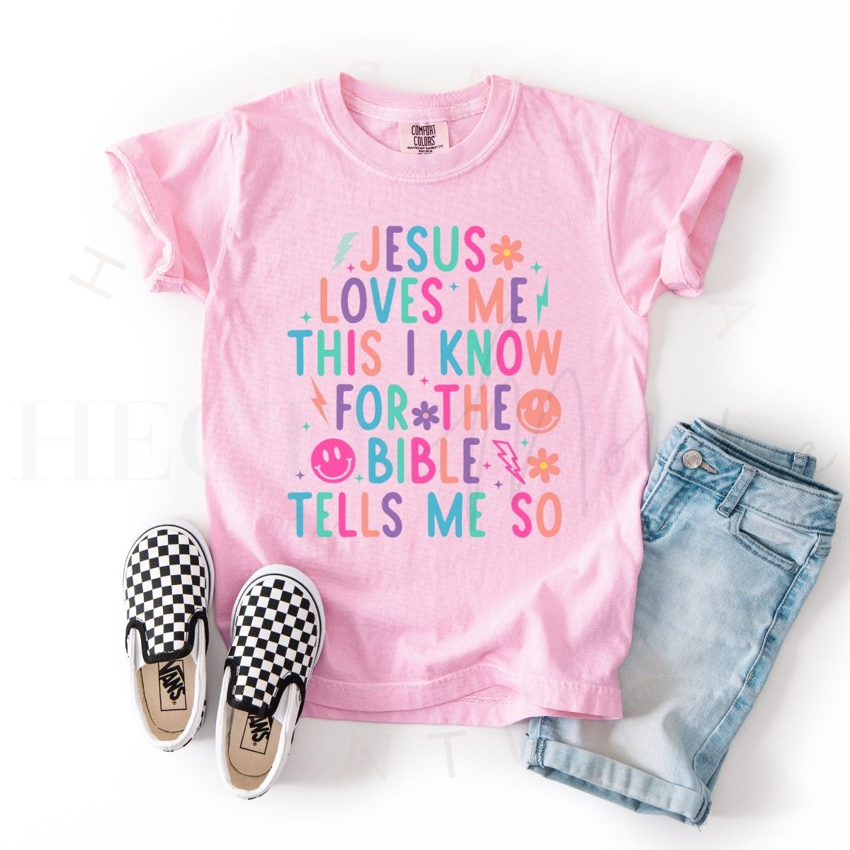 JESUS LOVES ME THIS I KNOW - DTF TRANSFER