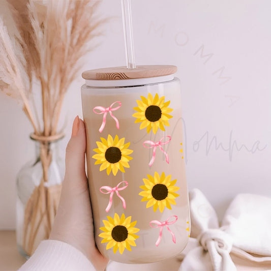 COQUETTE SUNFLOWERS - UV DTF