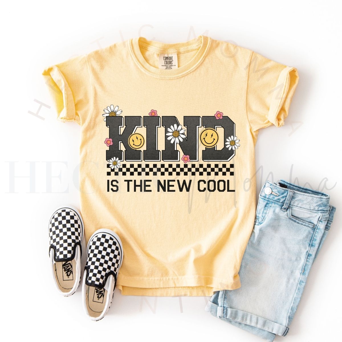 KIND IS THE NEW COOL - DTF TRANSFER - Hectic Momma Printing