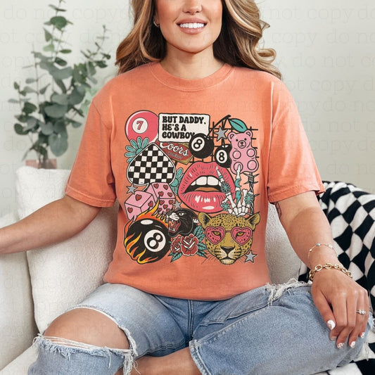 BUT DADDY HE'S A COWBOY - DTF TRANSFER - Hectic Momma Printing