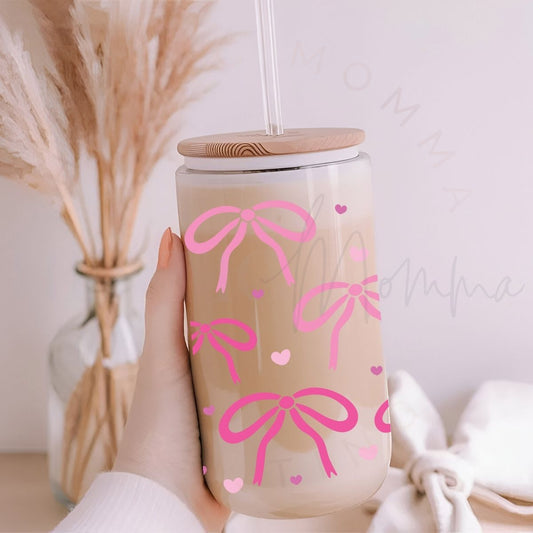 COQUETTE PINK BOWS - UV DTF