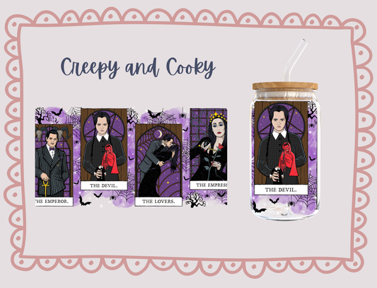 Creepy and Cooky - UV DTF - Hectic Momma Printing
