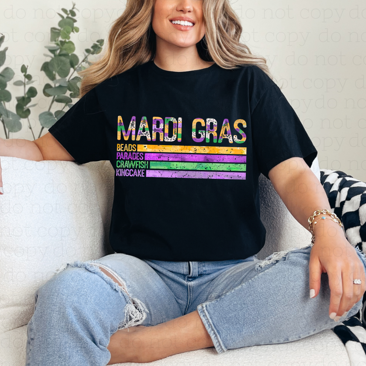 MARDI GRAS - DTF TRANSFER