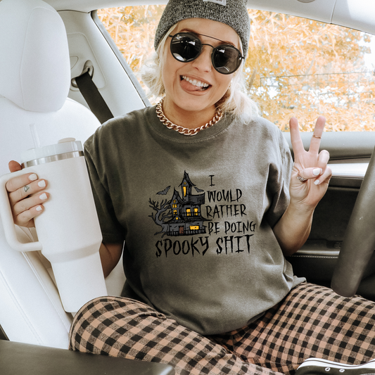 I would rather be doing spooky shit