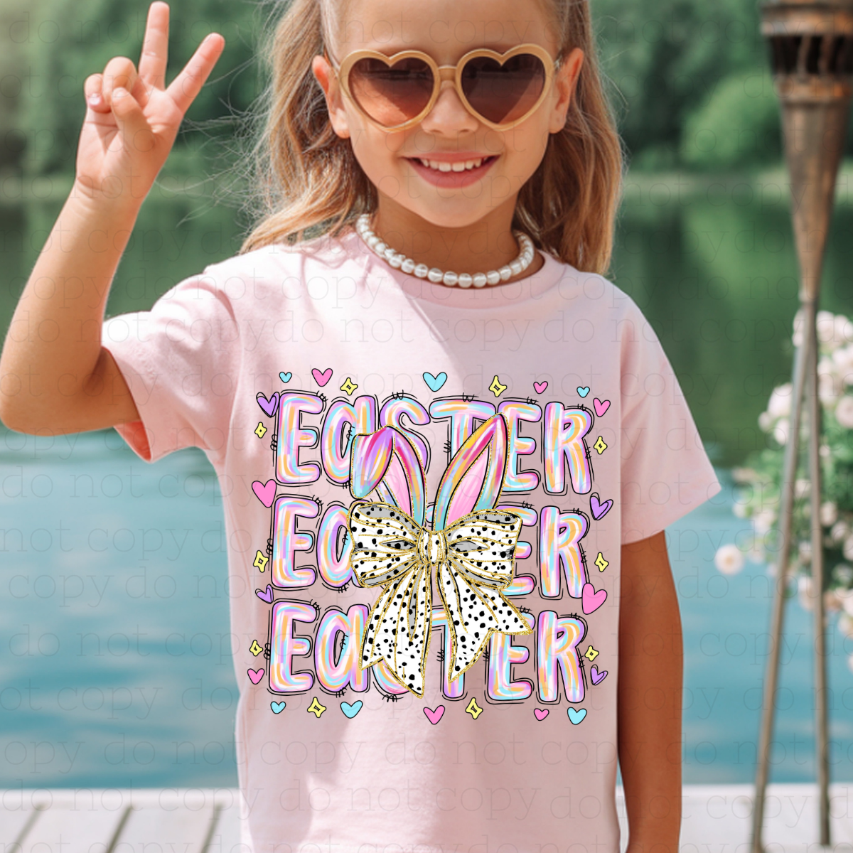 COQUETTE EASTER STACKED - DTF TRANSFER - Hectic Momma Printing