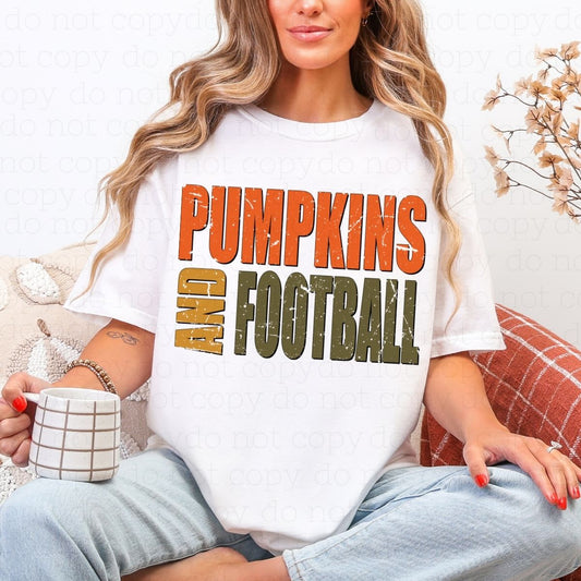 PUMPKINS AND FOOTBALL - DTF TRANSFER