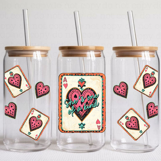 SHE'S ONE OF A KIND - UV DTF