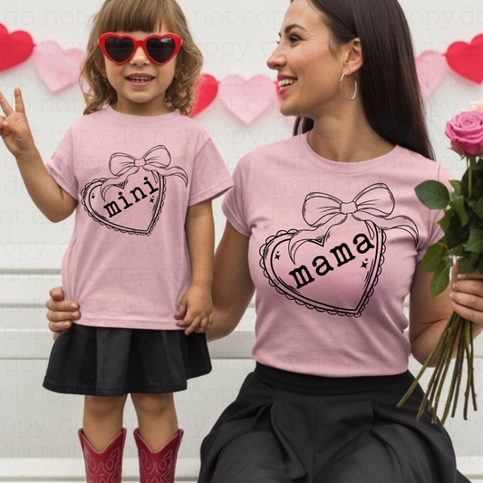 COQUETTE MAMA  - MAMA PRINT ONLY - DTF TRANSFER