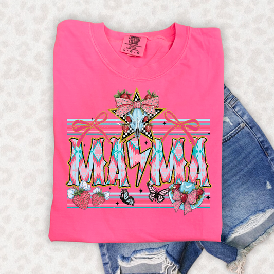MAMA WESTERN - DTF TRANSFER - Hectic Momma Printing