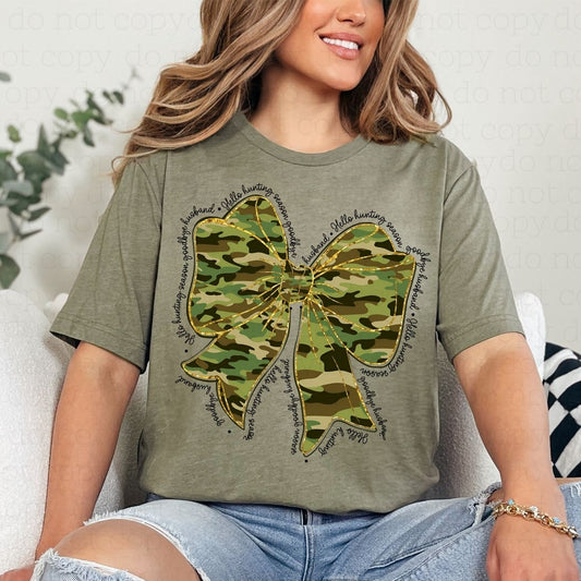 COQUETTE HELLO HUNTING SEASON GOODBYE HUSBAND - DTF TRANSFER