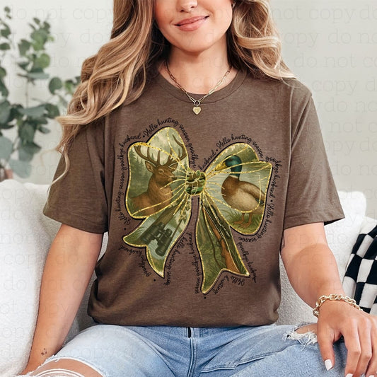 COQUETTE HELLO HUNTING SEASON GOODBYE HUSBAND - DTF TRANSFER