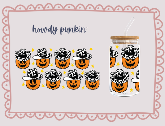 Howdy Punkin' - UV DTF - Hectic Momma Printing