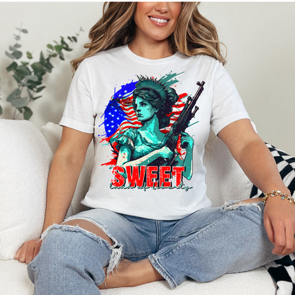 SWEET LAND OF LIBERTY - DTF TRANSFER - Hectic Momma Printing