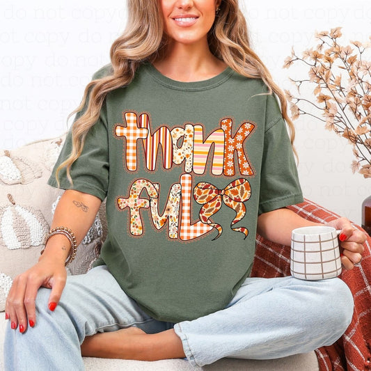 COQUETTE THANKFUL - DTF TRANSFER