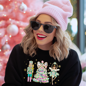 Glitter Nutcracker and Fairy DTF Transfer