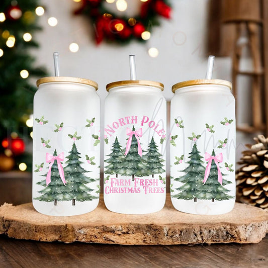 COQUETTE NORTH POLE FARM FRESH CHRISTMAS TREES - UV DTF