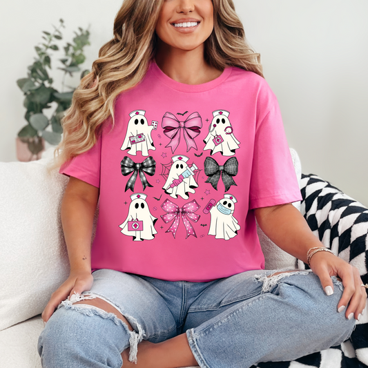 GHOST NURSE & COQUETTE BOWS - DTF TRANSFER