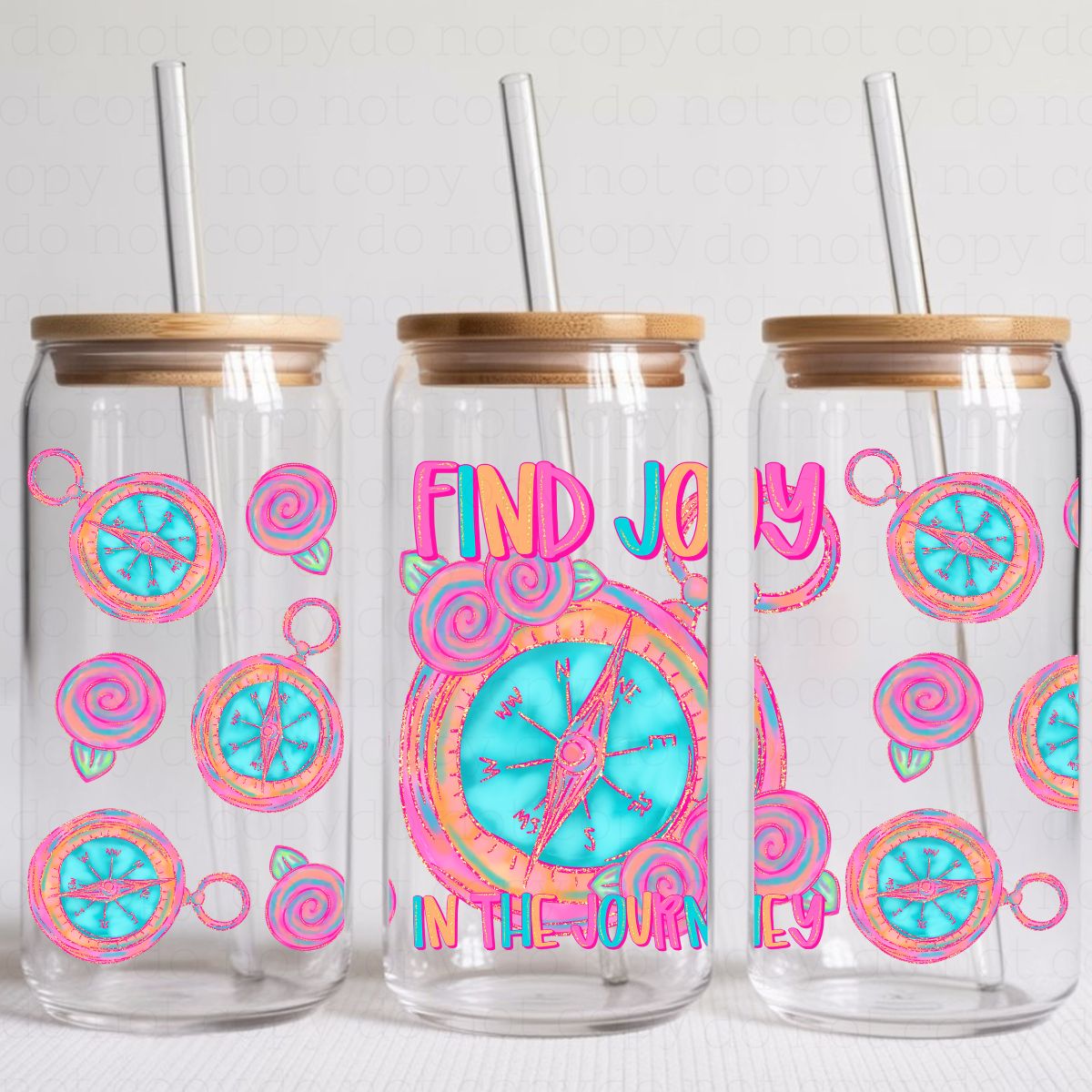 FIND JOY IN THE JOURNEY - UV DTF