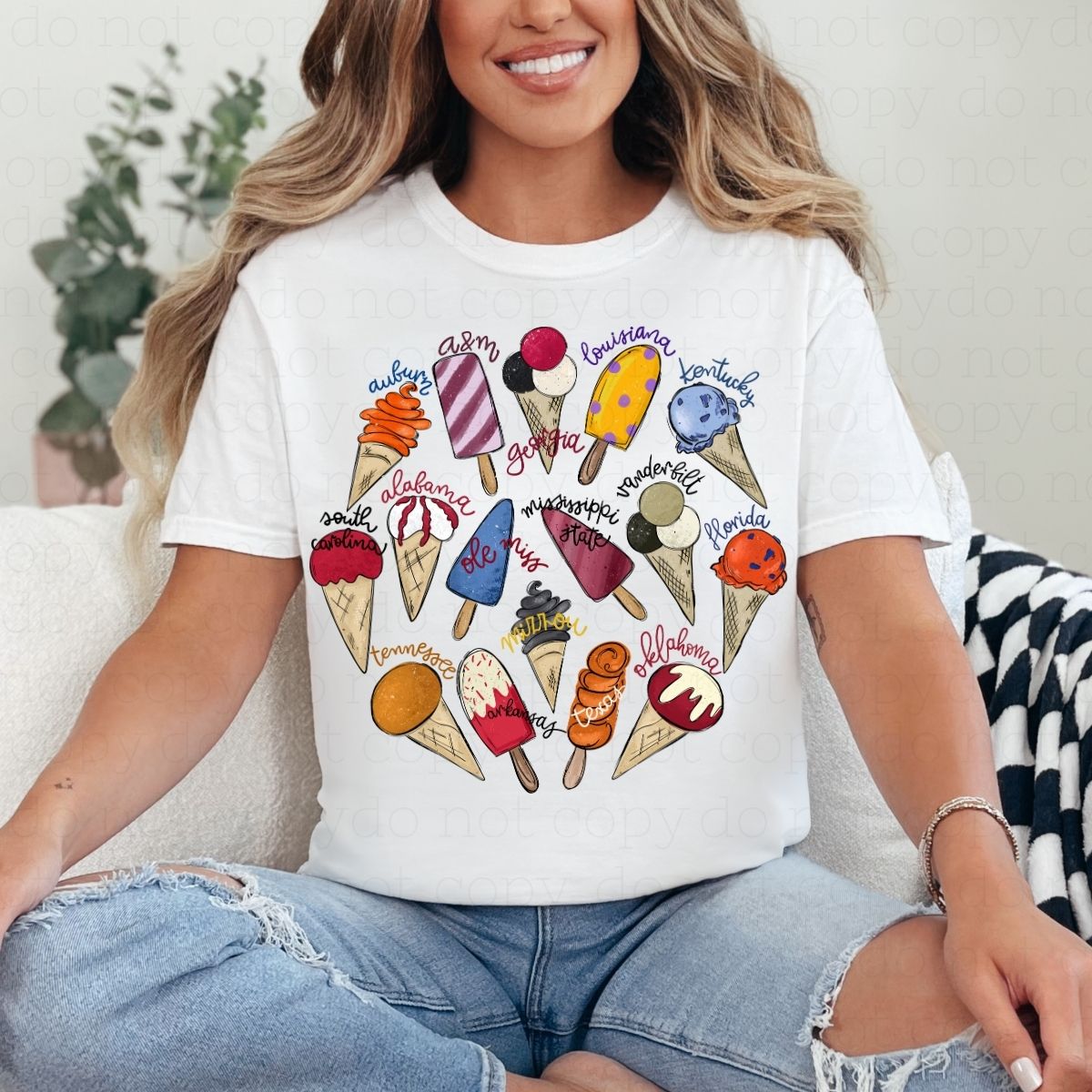 FOOTBALL TEAM ICE CREAMS - DTF TRANSFER