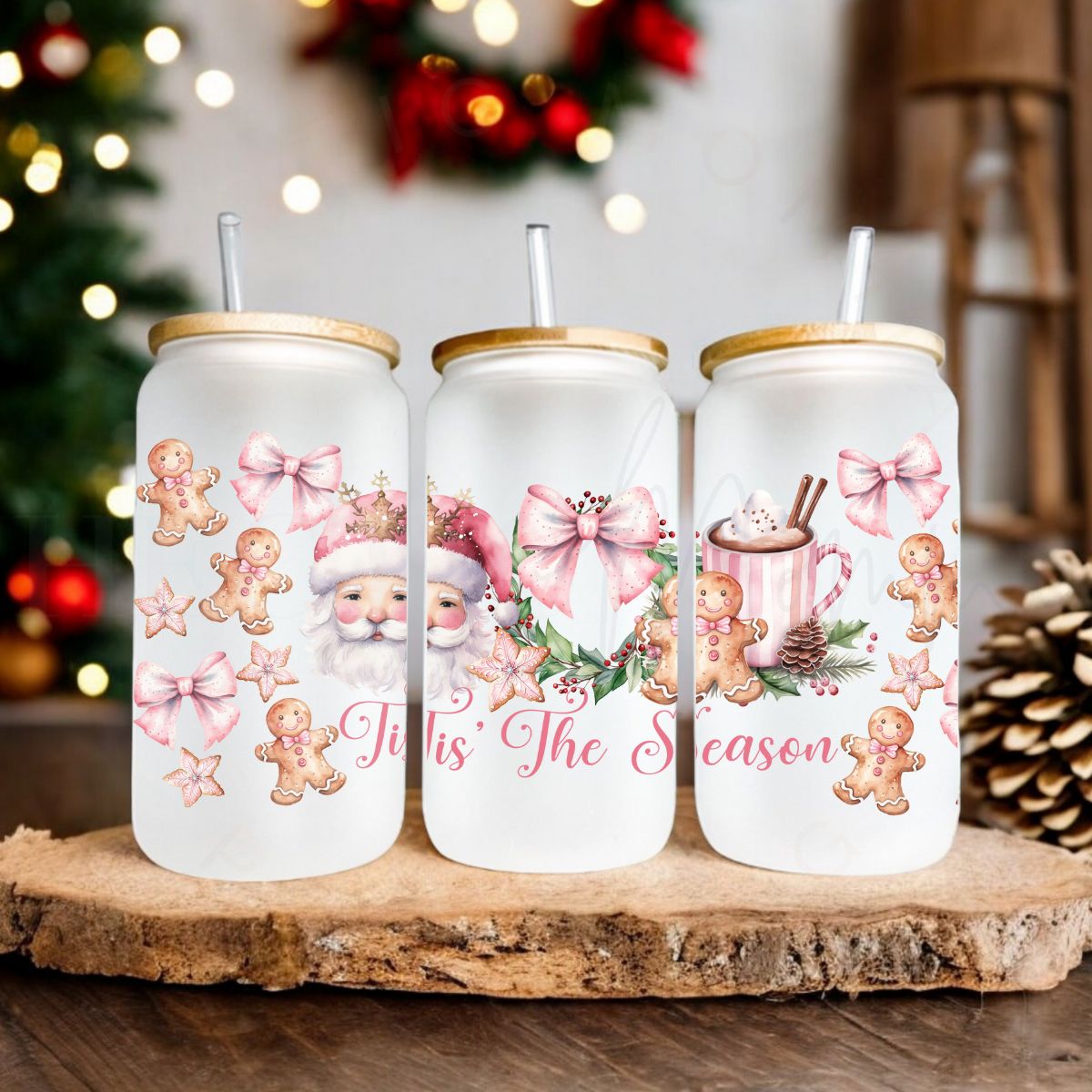 COQUETTE TIS' THE SEASON - UV DTF - Hectic Momma Printing