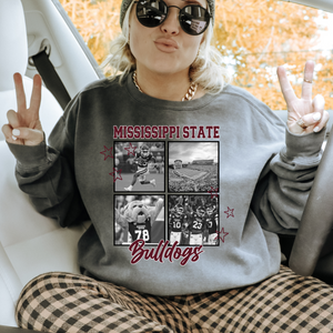 Mississippi State Bulldogs Collage dtf transfer