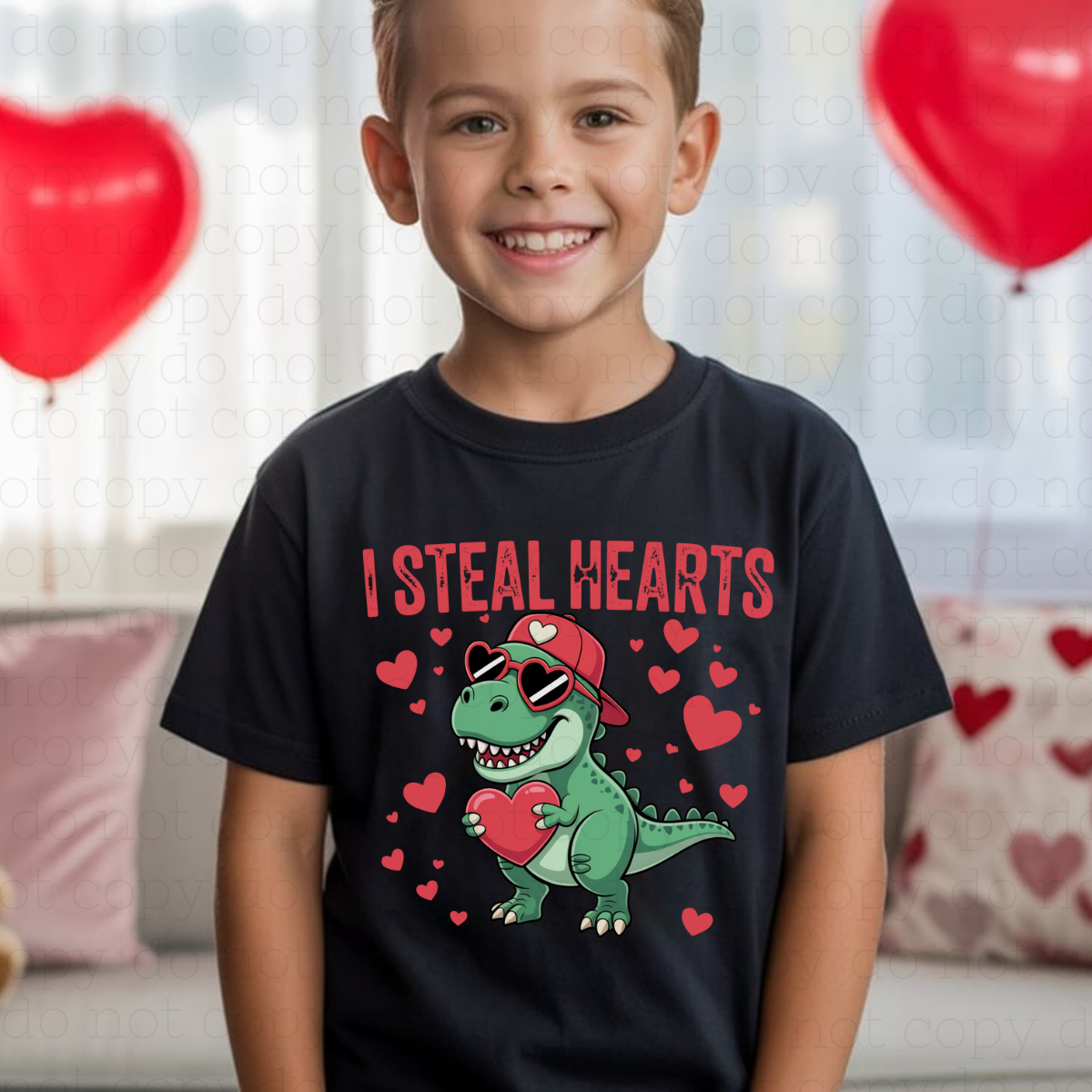 I STEAL HEARTS - DTF TRANSFER - Hectic Momma Printing