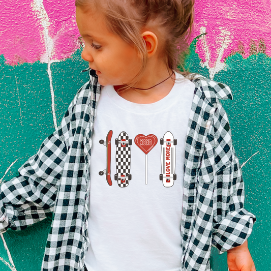 LOVE MORE SKATE  DTF TRANSFER - Hectic Momma Printing